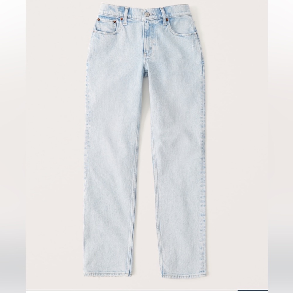 Abercrombie Curve Love Low Rise 90s Straight Jean